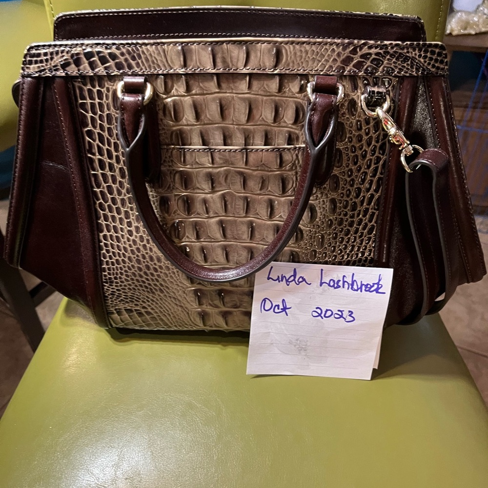 Brahmin Coffee Arden in EUC